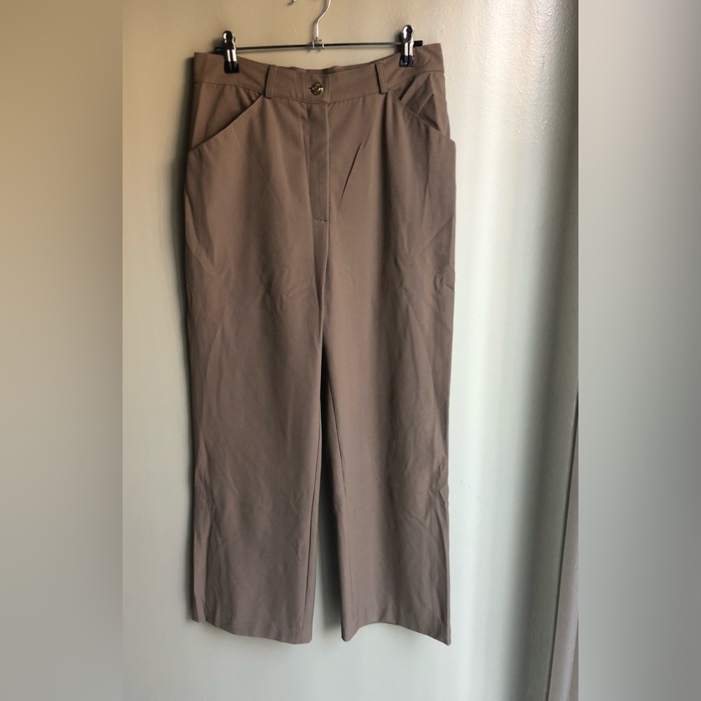 ST. John Sport By Marie Gray Stretch Straight Leg Pants Size: 6